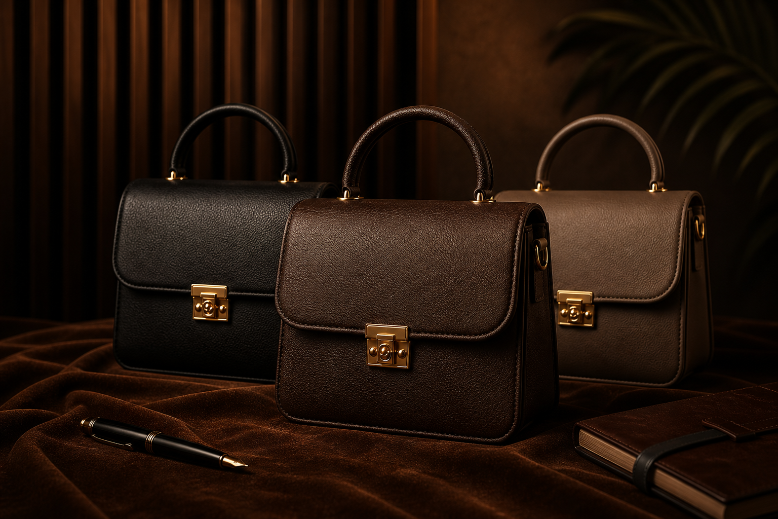 The Mark Collection leather goods